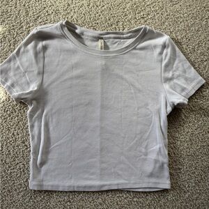 Aritzia Foundation Ribbed Tshirt